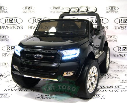Детский электромобиль NEW FORD RANGER 4WD черный (ЛИЦЕНЗИОННАЯ МОДЕЛЬ)