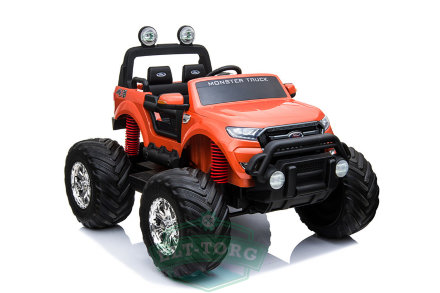 Детский электромобиль FORD RANGER MONSTER TRUCK 4WD DK-MT550 оранжевый