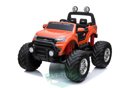 Детский электромобиль FORD RANGER MONSTER TRUCK 4WD DK-MT550 оранжевый