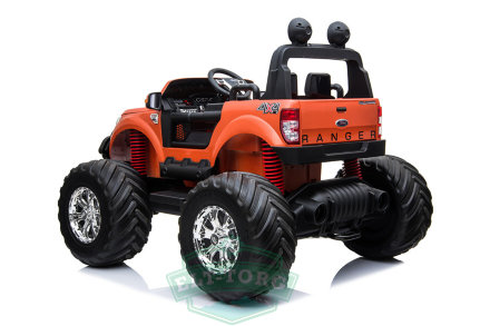 Детский электромобиль FORD RANGER MONSTER TRUCK 4WD DK-MT550 оранжевый