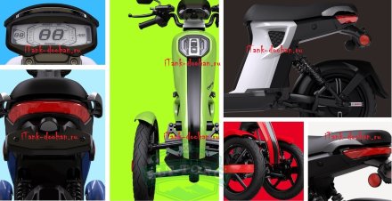Электроскутер Doohan iTango HO 1200W Белый Электроскутер Doohan iTango HO 1200W Белый