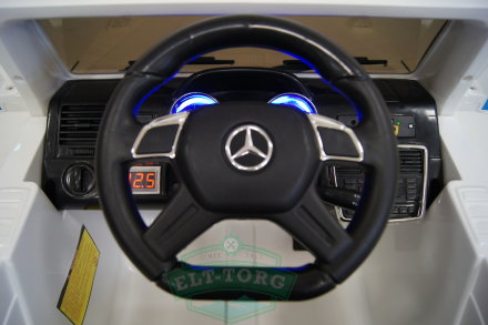 Электромобиль RiverToys Mercedes-Benz G65-WHITE-LS528