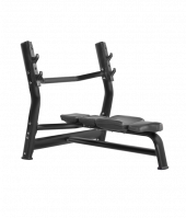 BRONZE GYM H-023А Скамья для жима горизонтальная (ЧЕРНЫЙ)
