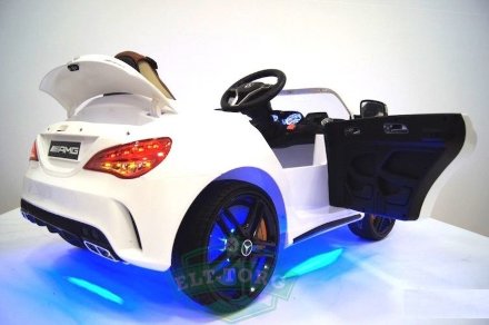 Детский электромобиль River Toys Mercedes-Benz CLA45 60 W Белый