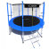 Батут i-JUMP CLASSIC 10ft 3,06м с нижней сетью и лестницей (blue)