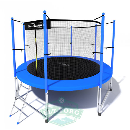 Батут i-JUMP CLASSIC 10ft 3,06м с нижней сетью и лестницей (blue) Батут i-JUMP CLASSIC 10ft 3,06м с нижней сетью и лестницей (blue)