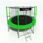 Батут i-JUMP CLASSIC 6ft 1,83м с лестницей (green) 