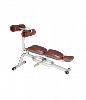 BRONZE GYM H-034A Скамья для пресса регулируемая (КОРИЧНЕВЫЙ)