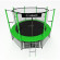 Батут i-JUMP CLASSIC 10ft 3,06м с нижней сетью и лестницей (green) 