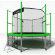 Батут i-JUMP CLASSIC 12ft 3,66м с нижней сетью и лестницей (green) 