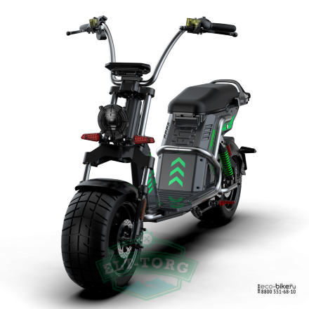 Электроскутер WHITE SIBERIA PRO BLACK EDITION 5000W