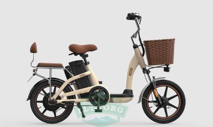 Электровелосипед XIAOMI HIMO C16 Чёрно-Коричневый компактный