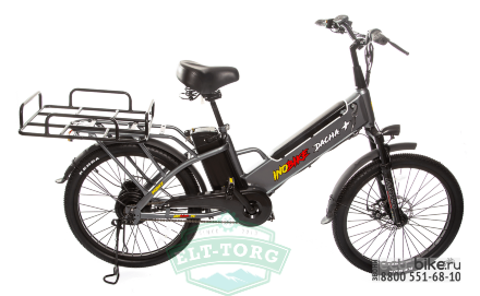 Электровелосипед черный InoBike Dacha Plus