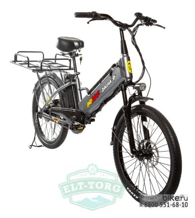 Электровелосипед черный InoBike Dacha Plus
