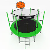 Батут i-JUMP BASKET 6ft 1,83м с лестницей (green)