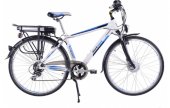 Электровелосипед Ecobahn GW2008 BLACK AQUA E-Road 700С 7s