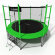 Батут i-JUMP CLASSIC 14ft 4,27м с нижней сетью и лестницей (green)