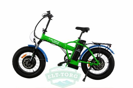 Elbike Taiga 3 Twix зеленый сбоку