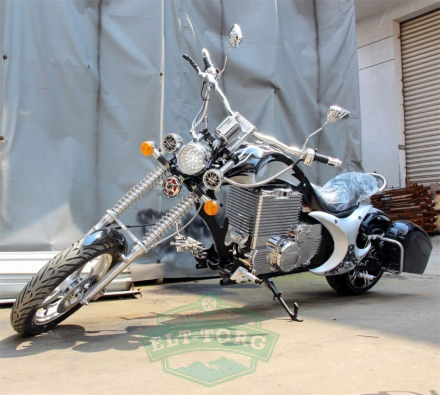 Электромотоцикл GreenCamel Чоппер C200 (72V 3000W R15)