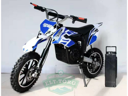 Электромотоцикл GreenCamel Питбайк DB300, 36V 800W R14 быстросъемная батарея