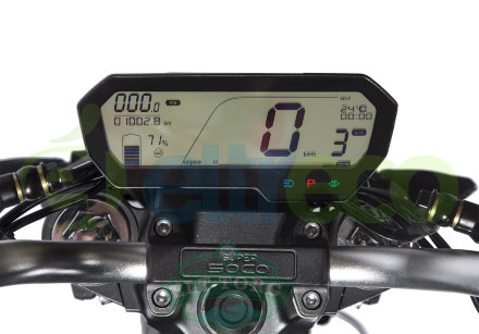 Электромотоцикл Soco Super TS 1950w серебристый