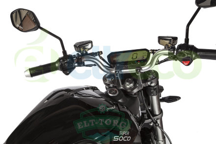 Электромотоцикл Soco Super TS 1950w серебристый