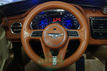 Детский электромобиль BENTLEY BENTAYGA JJ2158 коричневый (ЛИЦЕНЗИОННАЯ МОДЕЛЬ)