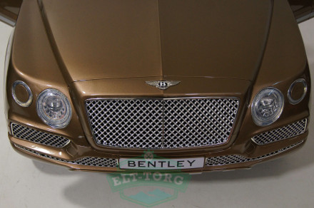 Детский электромобиль BENTLEY BENTAYGA JJ2158 коричневый (ЛИЦЕНЗИОННАЯ МОДЕЛЬ)