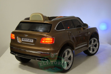 Детский электромобиль BENTLEY BENTAYGA JJ2158 коричневый (ЛИЦЕНЗИОННАЯ МОДЕЛЬ)