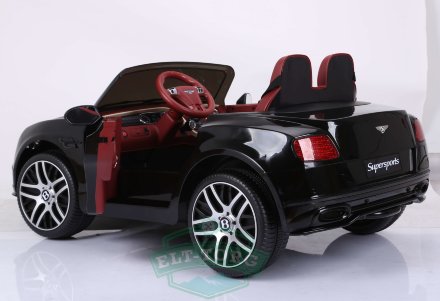 Детский электромобиль BENTLEY CONTINENTAL SUPERSPORTS JE1155 черный (ЛИЦЕНЗИОННАЯ МОДЕЛЬ) Детский электромобиль BENTLEY CONTINENTAL SUPERSPORTS JE1155 черный (ЛИЦЕНЗИОННАЯ МОДЕЛЬ)
