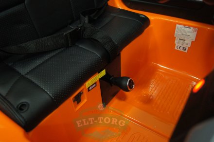 Детский электромобиль TOYOTA TUNDRA MINI JJ2266 оранжевый (ЛИЦЕНЗИОННАЯ МОДЕЛЬ) 