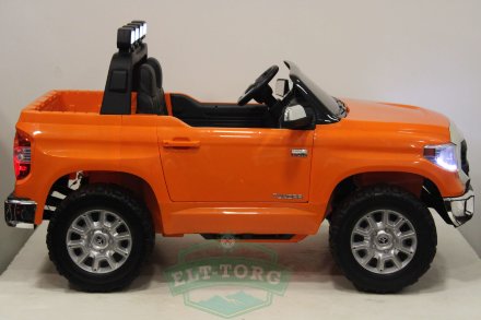 Детский электромобиль TOYOTA TUNDRA JJ2255 оранжевый (ЛИЦЕНЗИОННАЯ МОДЕЛЬ)