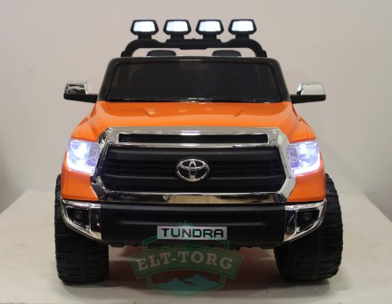Детский электромобиль TOYOTA TUNDRA JJ2255 оранжевый (ЛИЦЕНЗИОННАЯ МОДЕЛЬ)