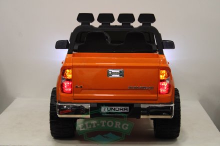 Детский электромобиль TOYOTA TUNDRA JJ2255 оранжевый (ЛИЦЕНЗИОННАЯ МОДЕЛЬ)