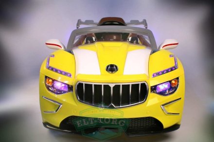 Детский электромобиль River Toys MASERATTI A222AA 70 W Желтый