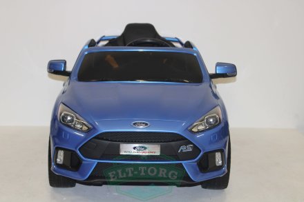 Детский электромобиль FORD FOCUS RS синий (ЛИЦЕНЗИОННАЯ МОДЕЛЬ)
