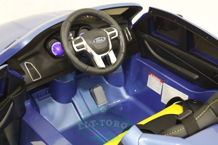 Детский электромобиль FORD FOCUS RS синий (ЛИЦЕНЗИОННАЯ МОДЕЛЬ)